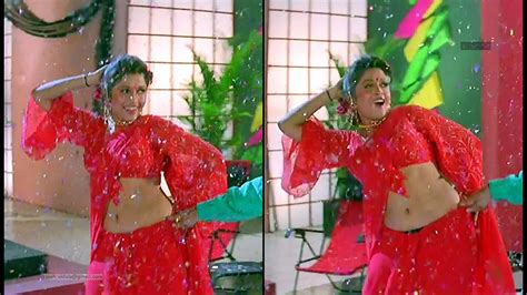 Ramya Krishnan Telugu Film Hot Saree Navel Song Caps Indian Celeb Blog