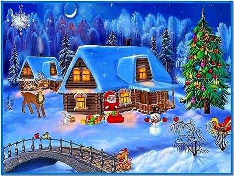 Freeware Animated Christmas Screensaver Download Screensaversbiz