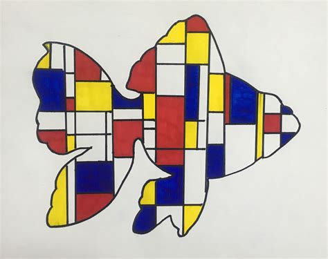 Students At Collins Middle School In Corsicana Tx Create Mondrian