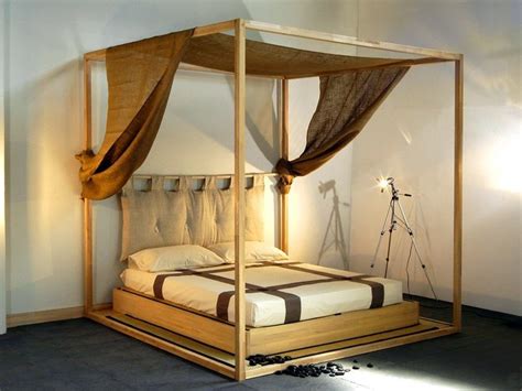 Letto a baldacchino da spiaggia. Letto tatami in legno a baldacchino YASUMI | Letto a ...