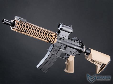 Emg Daniel Defense Licensed M4a1 Sopmod Block Ii Gas Blowback Airsoft Rifle Model Two Tone