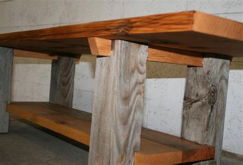 Reclaimed Fir And Barn Wood Coffee Table Dichotomy Design Etsy
