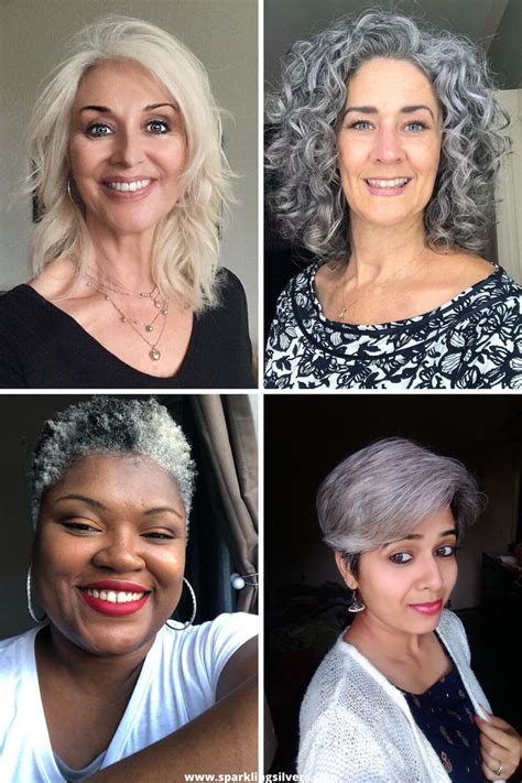 23 Hairstyles For Transitioning To Grey Hair Hairstyle Catalog