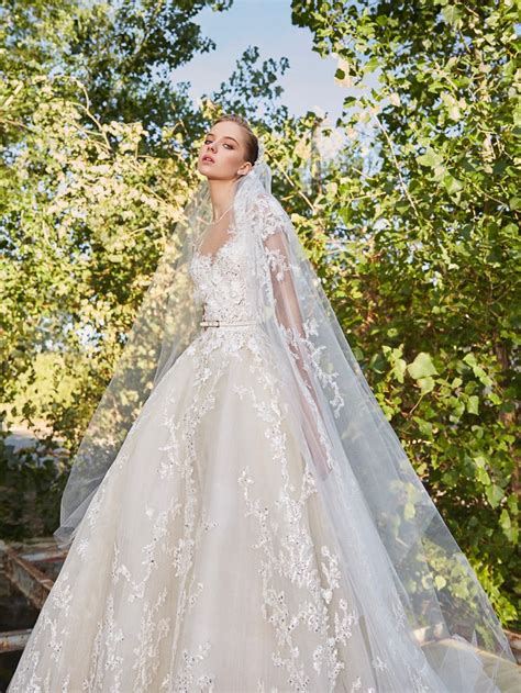 Elie Saab Fall 2021 Wedding Dress Collection Spring Wedding Dress