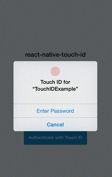 React Native Touch Id Component Reactscript