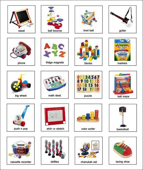 Lot of 120 visual aid symbols. Free Pec symbols, examples of toy pictures | PECS ...