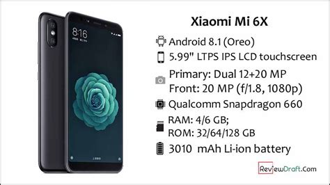 Đó cũng là cổng kết nối duy nhất, vì lần này jack cắm tai nghe 3.5 cũng đã bị xiaomi lược bỏ giống như trên những. Xiaomi Mi 6X Price in Bangladesh, Full Specification ...