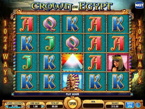 crown of egypt online slots game spin genie