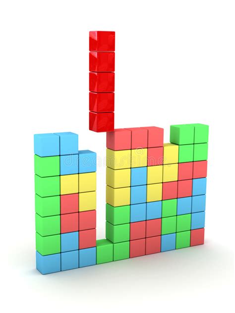 Tetris sigue la fórmula del juego original que durante tantos años lleva. Gioco classico di tetris illustrazione di stock ...