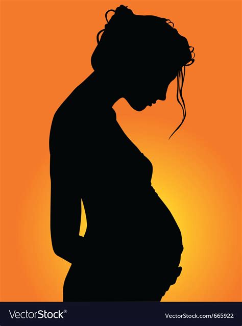 pregnant woman silhouette royalty free vector image hot sex picture