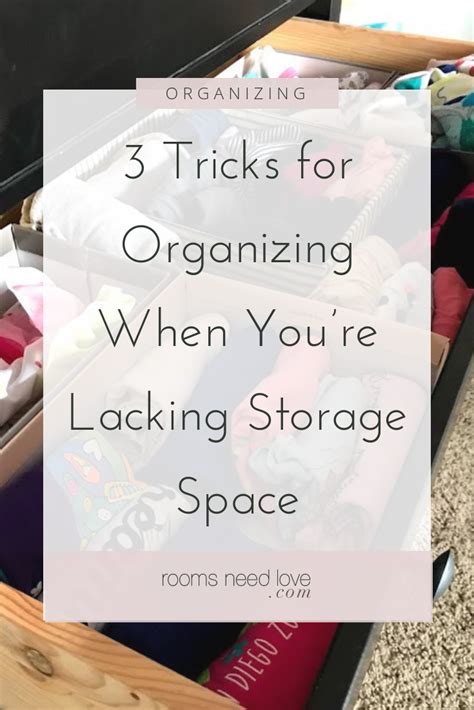 3 Tricks For Organizing When Youre Lacking Storage Space
