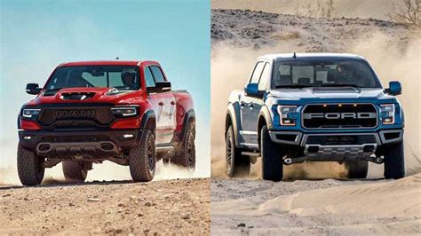 2021 Ram Trx Vs Ford Raptor Which Truck Is Toughest