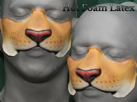 Wild Cat Nose Foam Latex Prosthetic Appliance Etsy New Zealand