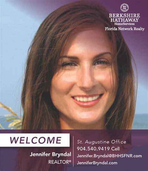 Berkshire Hathaway Homeservices Florida Network Realty Welcomes Jennifer Bryndal Real Estate