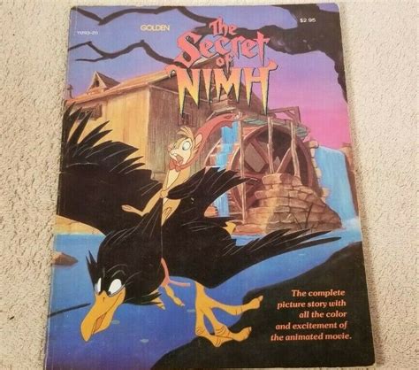 The Secret Of Nimh Golden Press Picture Story Vintage 1982 Movie Rats