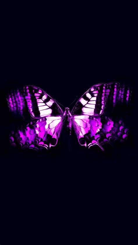 Iphone Wallpaper Purple Butterfly 2020 3d Iphone Wallpaper