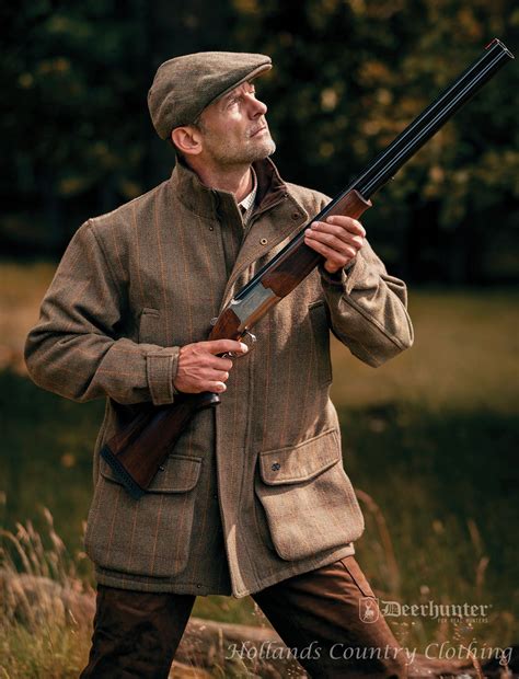 Deerhunter Moorland Waterproof Tweed Shooting Jacket Hollands Country