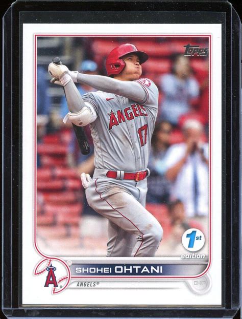 Shohei Ohtani 1 Prices 2022 Topps 1st Edition Baseball Cards