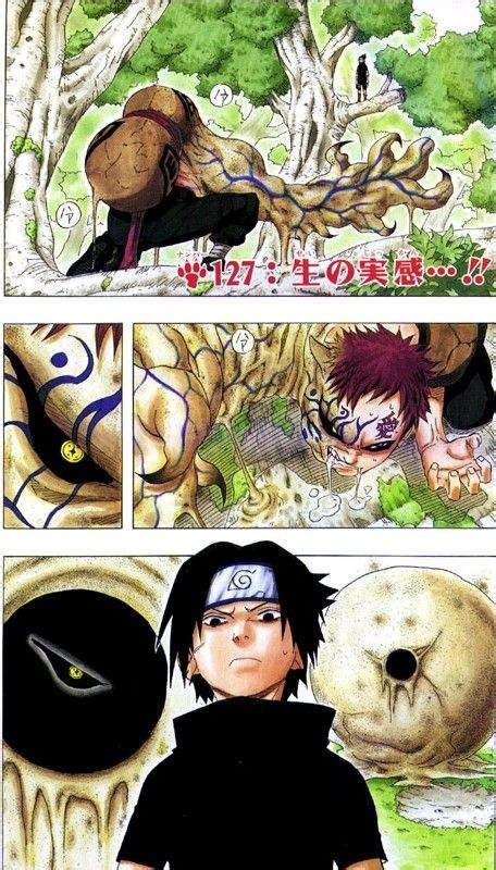Gaara Vs Sasuke Wallpaper Naruto Shippuden Colored Manga Panels