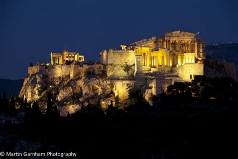 The Acropolis Of Athens At Night Martin Garnham Photo Tours