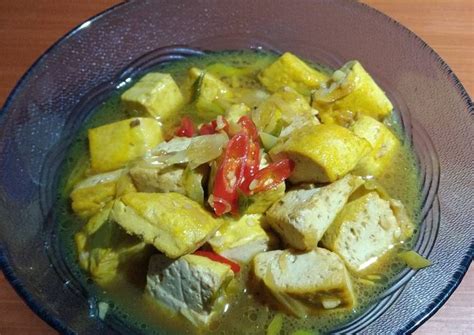 Resep opor ayam bumbu santan kuning jawa spesial untuk menu lebaran. Resep mudah Tumis kuah tahu kuning Enak Sederhana - KataUcap