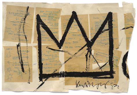 Untitled Crown 1982 Art Print By Jean Michel Basquiat King And Mcgaw