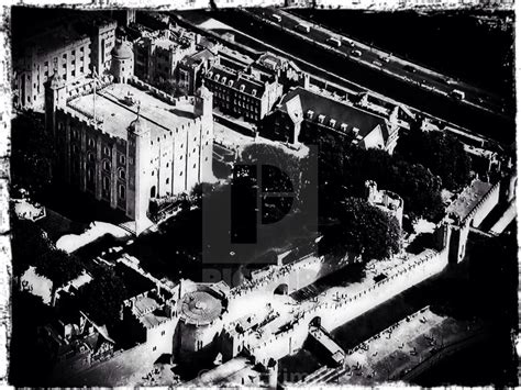 London Tower Tower Of London Birds Eye View