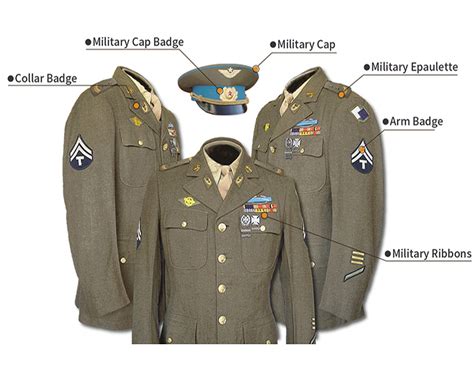 Custom Military Uniform Accessories Soft Shoulder Rank Epaulettes