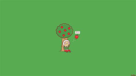 Simple Apples Trees Green Humor Science Wallpapers Hd Desktop