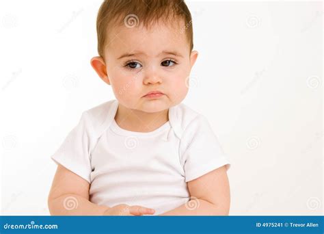 Sad Baby Stock Image Image 4975241