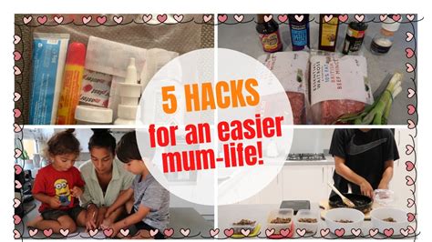 5 Mum Hacks For An Easier Life 5 Time Saving Mom Hacks Youtube