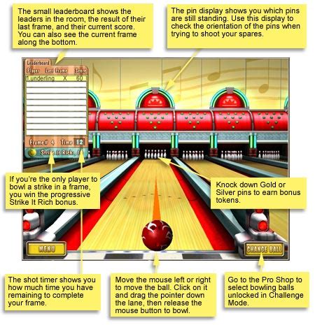Shuffleboard is a simple but addictive game that involves sliding metal weights (also known as pucks or quoits) down a smooth wooden table to a scoring area at the opposite end. How to Play Way to Go! Bowling