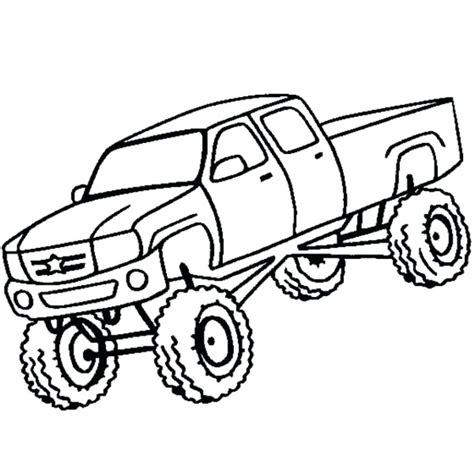 Coloring Pages For Boys Trucks At Free Printable