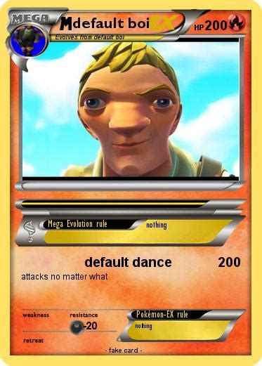 Pokémon Default Boi 10 10 Default Dance My Pokemon Card