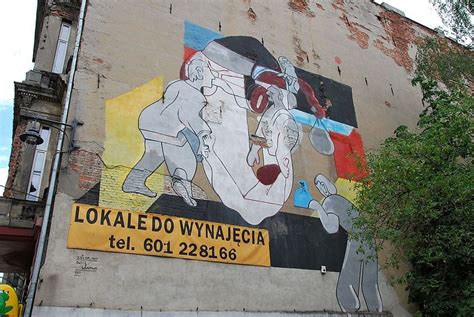 Murals Łódź Its Poland