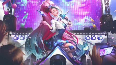 Kda All Out Seraphine Rising Star Passive Music 4 Allies 1 Hour