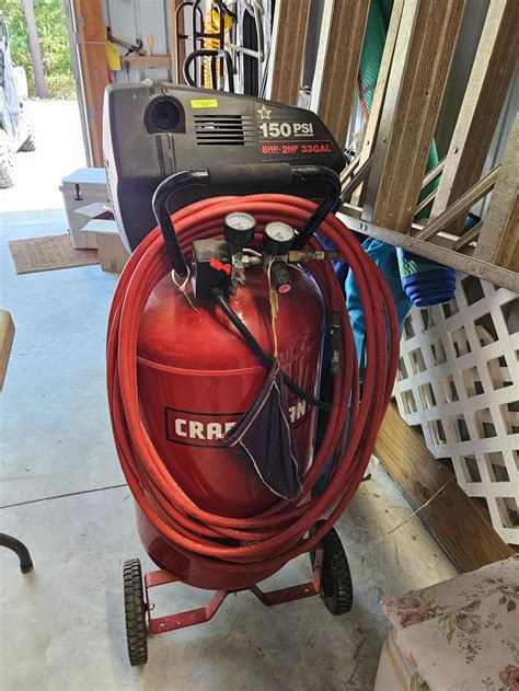 Sold At Auction Craftsman 33 Gallon 150 Psi Air Compressor