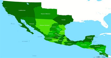 The Longest Extension Of Mexico The Short Lived First Mexican Empire