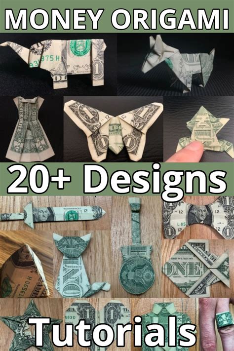 20 Money Origami Guides Money Origami Easy Money Origami Dollar