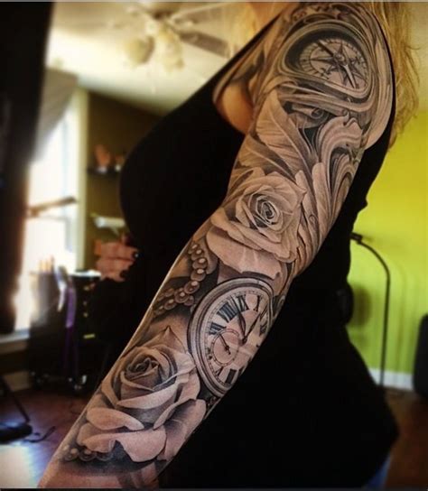 Image Result For Sleeve Tattoos Womens Full Sleeve Tattoos