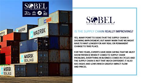 Is The Supply Chain Really Improving Sobel Network Shipping Co Inc