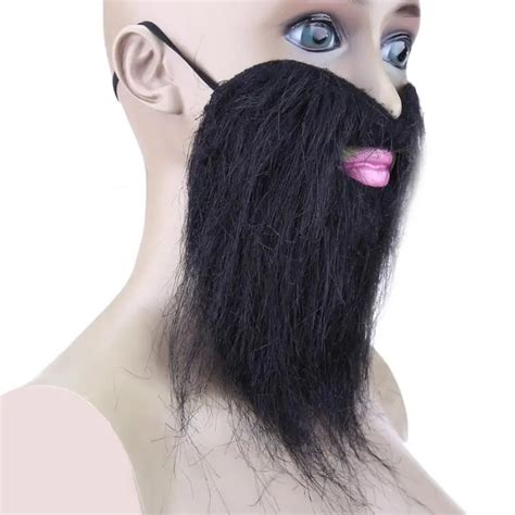 1pc Halloween Mask Fake Costume Beard Funny Party Artificial Mustache
