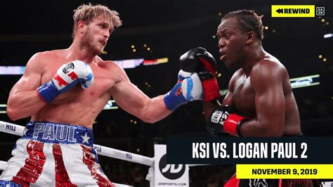 Full Fight Ksi Vs Logan Paul Dazn Rewind Youtube