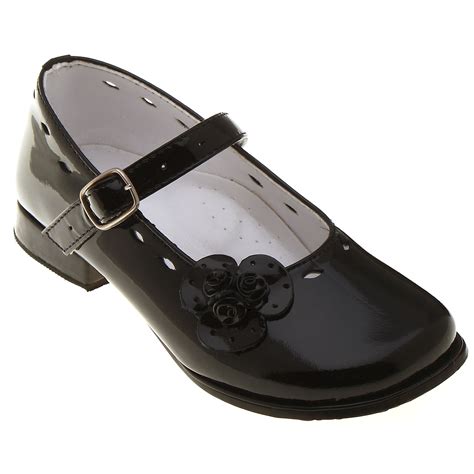 Black Patent Leather Mary Jane Shoes