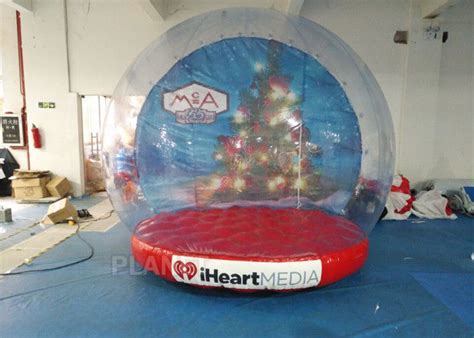 Custom Inflatable Snow Globe Photo Booth Blow Up Christmas Globe