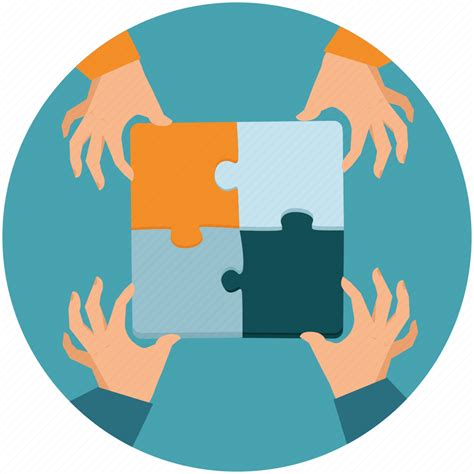 Business Cooperate Cooperation Hand Partnership Puzzle Team Icon Download On Iconfinder