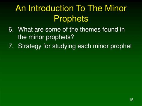 Ppt The Minor Prophets Powerpoint Presentation Free Download Id