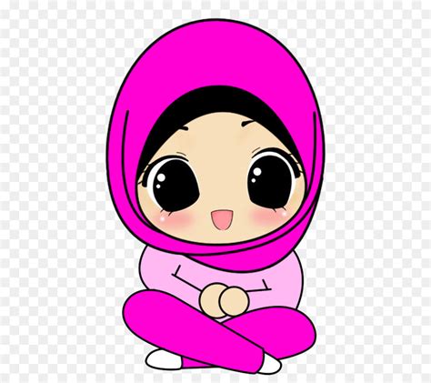 44 Gambar Kartun Anak Kecil Muslimah Images Blog Garuda Cyber