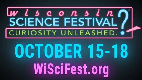 The Wisconsin Science Festival Kicks Off Today Were Delighted To Produce This Event A Four