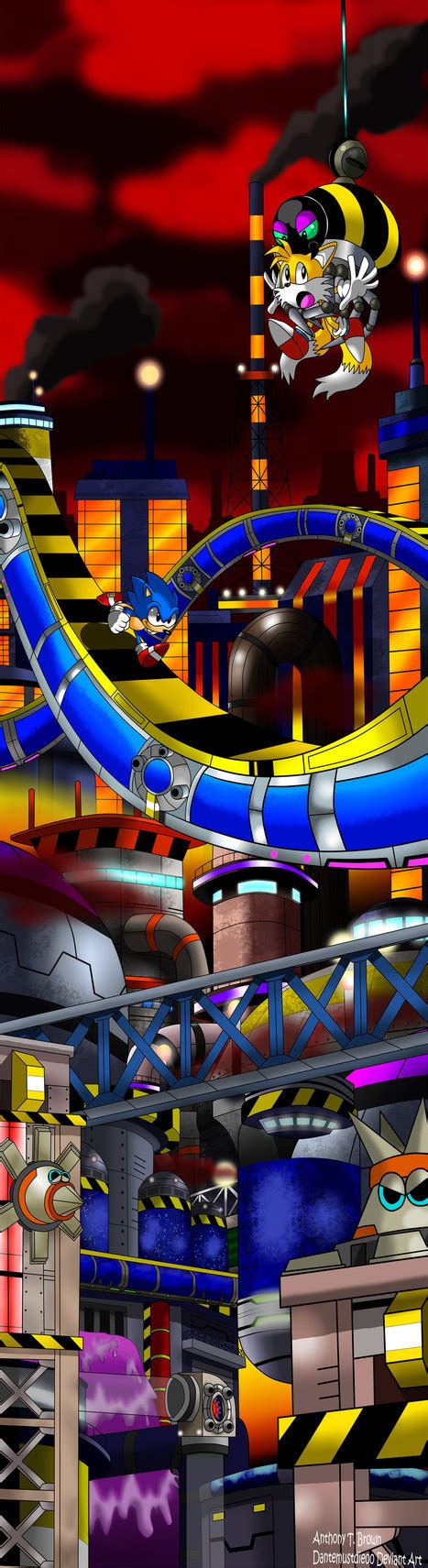 Chemical Plant Zone By Nextgrandcross On Deviantart Game Sonic Sonic